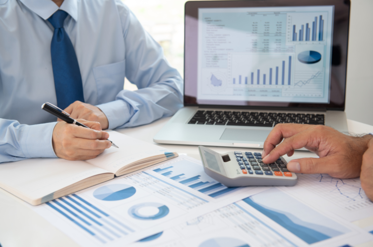 Professional services website and marketing performance dashboard